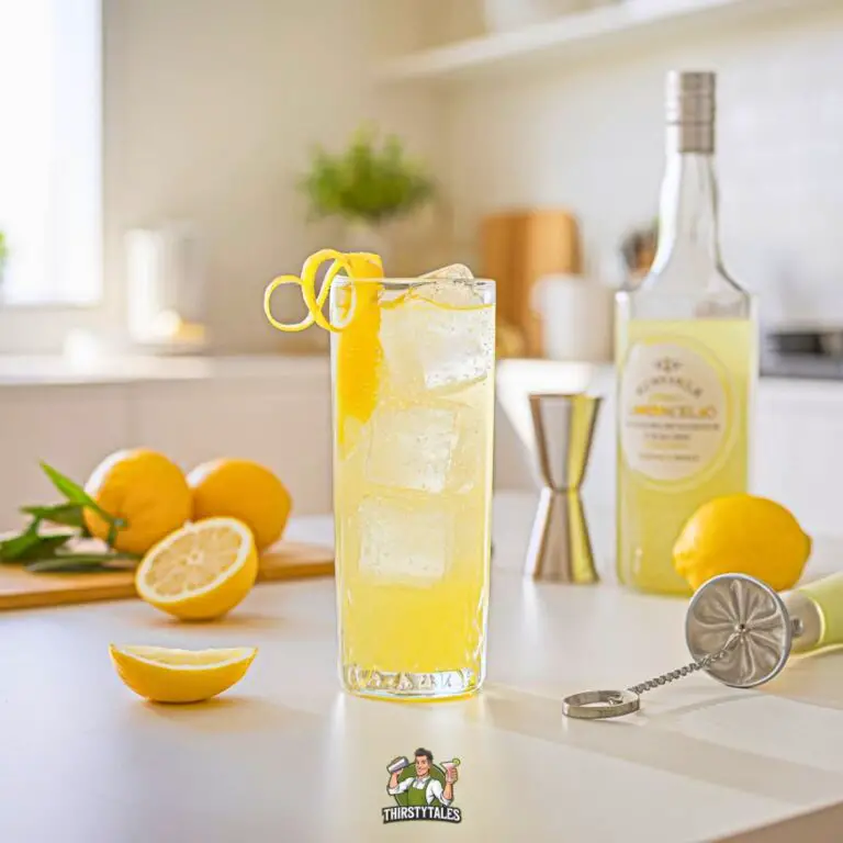 Limoncello & Sparkling Water Cocktail Recipe