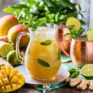 Mango Mint Mule Pitcher Cocktail Recipe