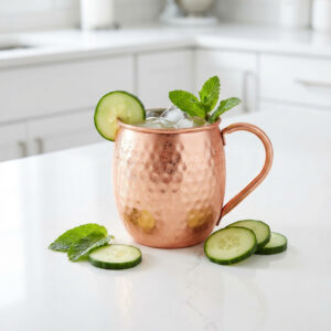 Minty Cucumber Mule Cocktail Recipe