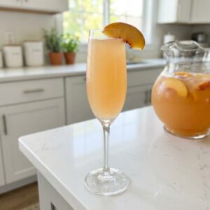 Peach Bellini Pitcher Cocktail Recipe