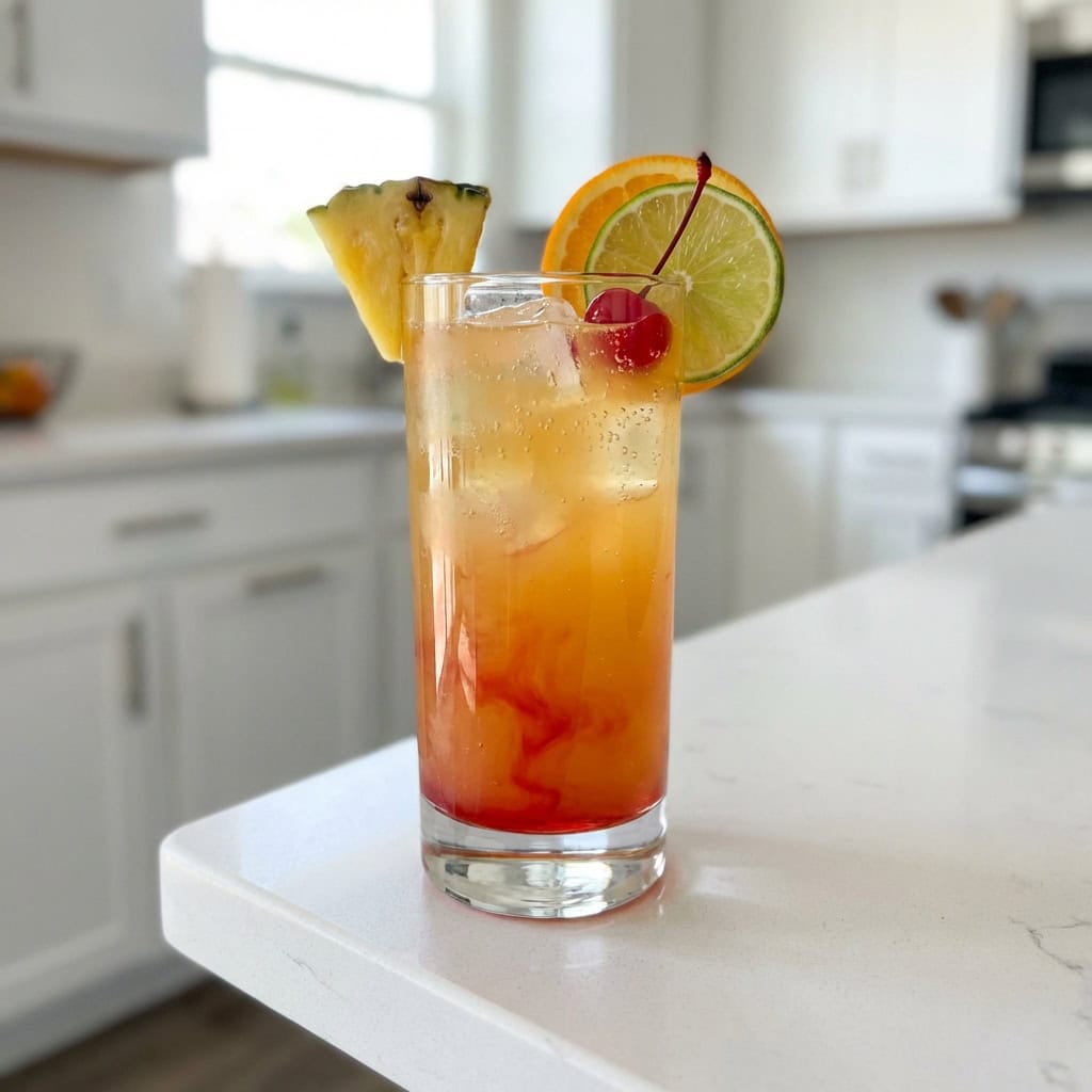 Pineapple Rum Punch Cocktail Recipe
