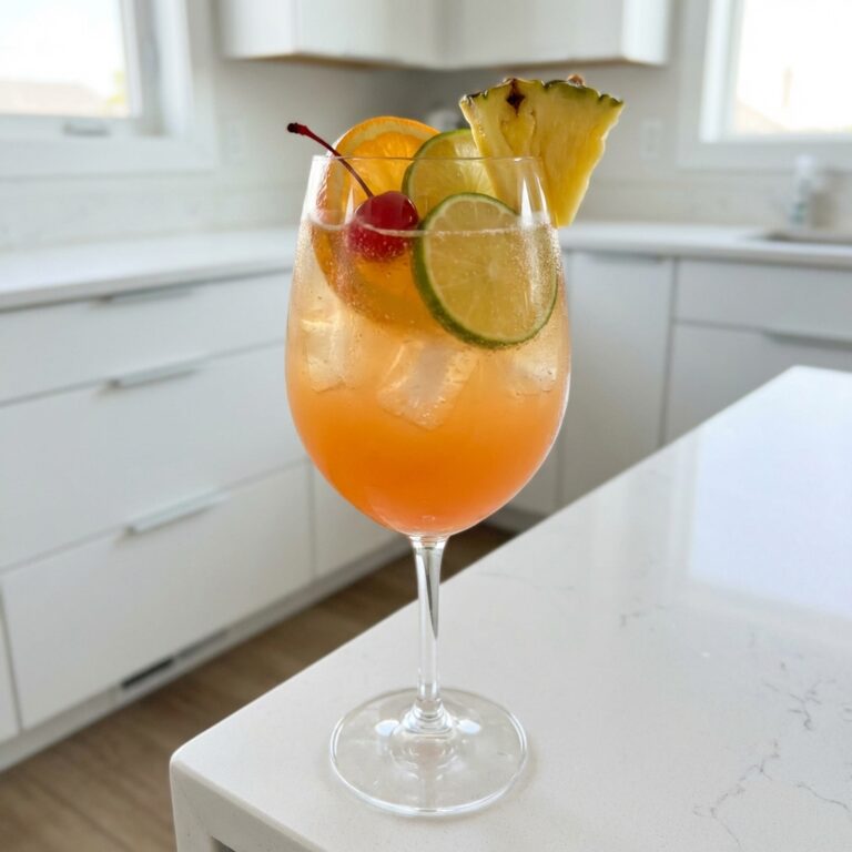 Pineapple Rum Punch Cocktail Recipe