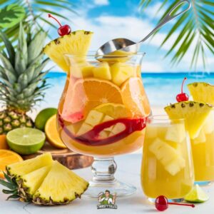 Pineapple Rum Punch Cocktail Recipe