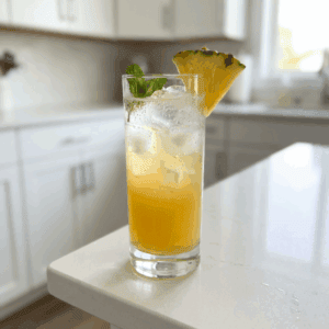 Pineapple Vodka Fizz Cocktail Recipe