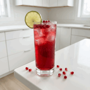 Pomegranate Lime Zinger Cocktail Recipe
