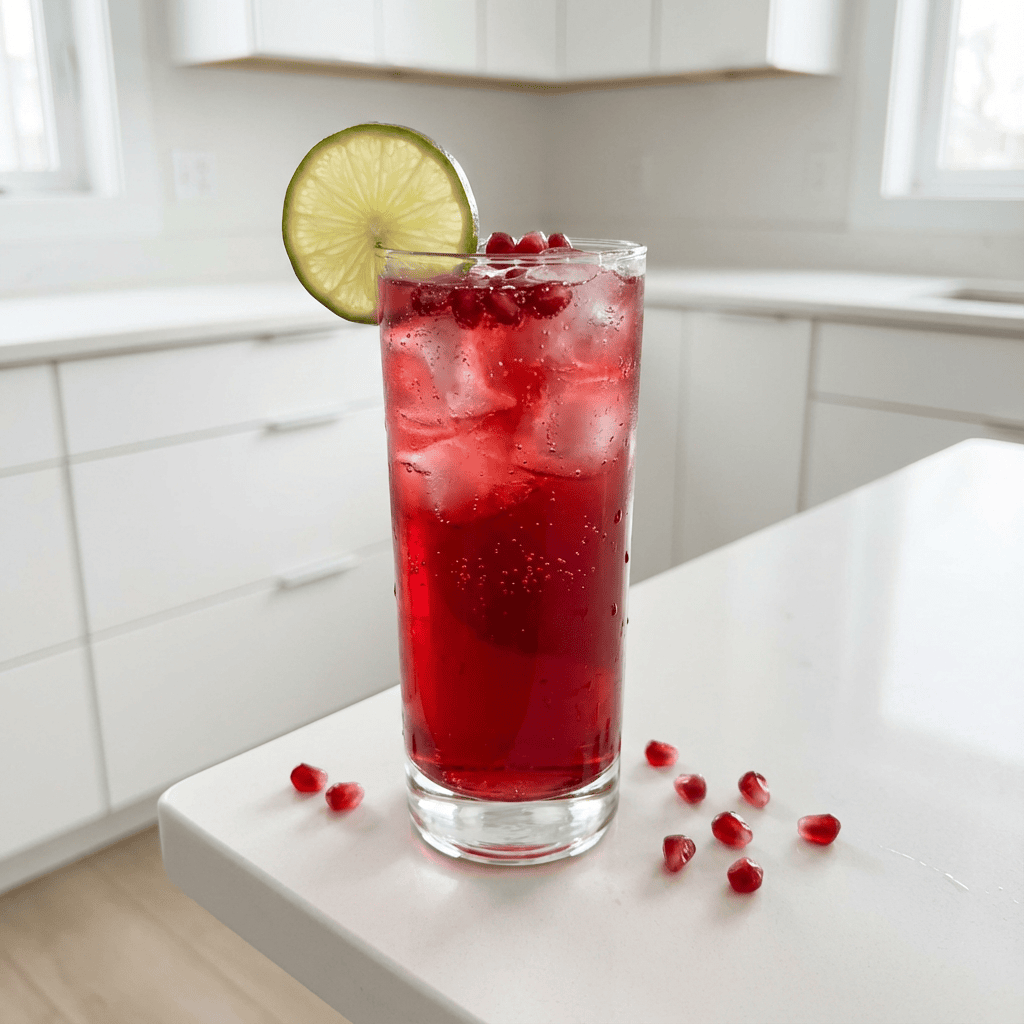 Pomegranate Lime Zinger Cocktail Recipe