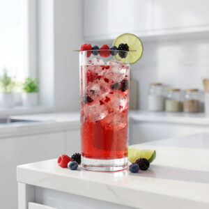 Rum Berry Cooler Cocktail Recipe