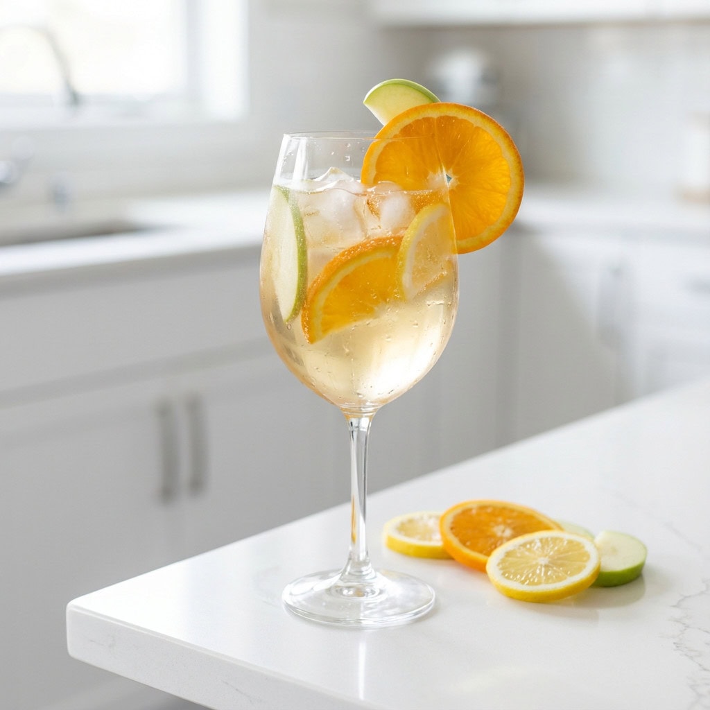 Sangria Blanca Cocktail Recipe