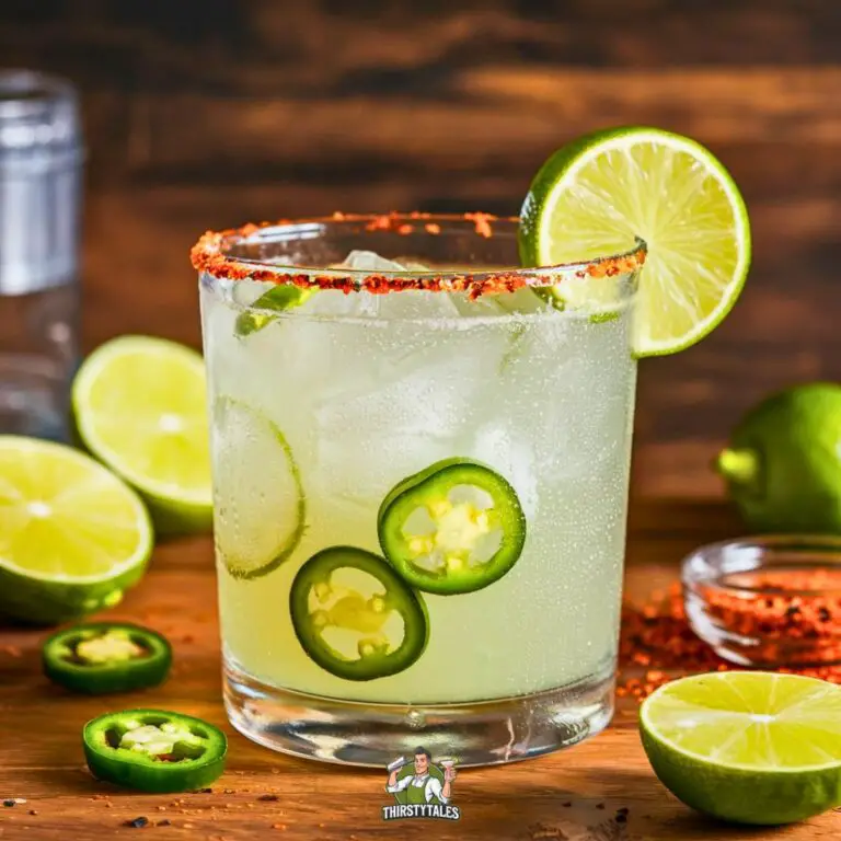 Skinny Spicy Margarita Cocktail Recipe