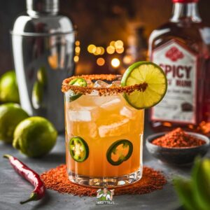 Spicy Rum Margarita Cocktail Recipe