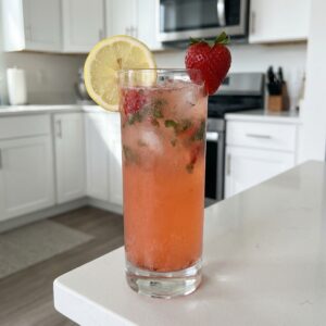 Strawberry Basil Lemonade COCKTAIL RECIPE
