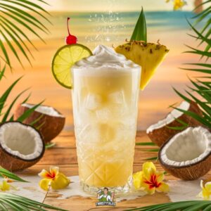 Tropical Coconut Fizz Cocktail Recipe