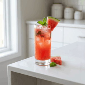 Watermelon Rum Smash Cocktail Recipe