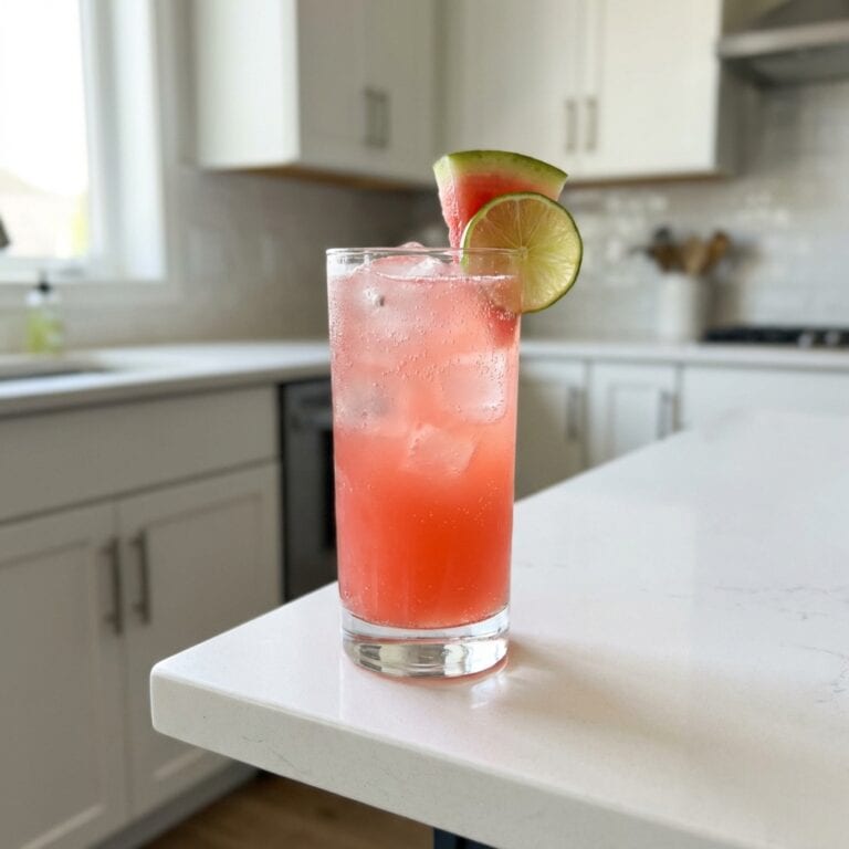 Watermelon Tequila Fizz Cocktail Recipe