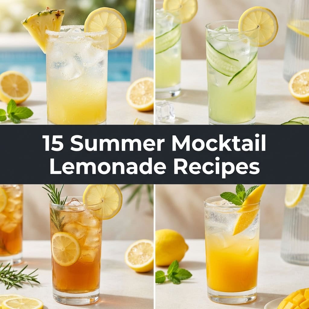 15 Summer Mocktail Lemonade Recipes