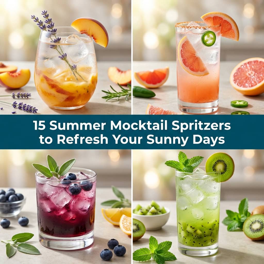 15 Summer Mocktail Spritzers to Refresh Your Sunny Days