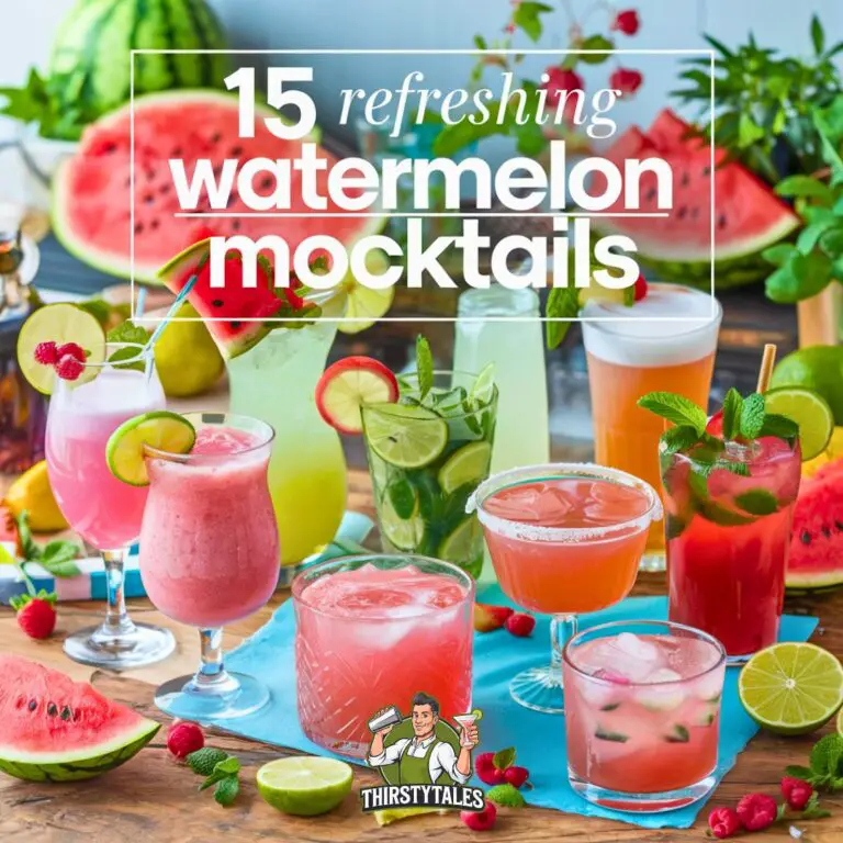 15 Summer Mocktails with Watermelon