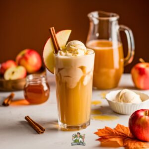 Apple Cinnamon Float Mocktail Recipe