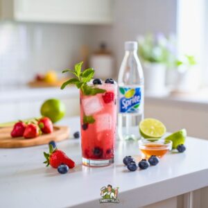 Berry Blast Sprite Fizz Mocktail Recipe