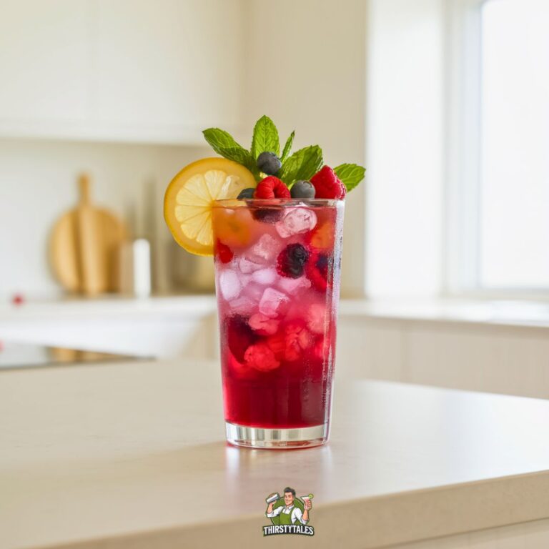 Berry Citrus Fizz Mocktail Recipe