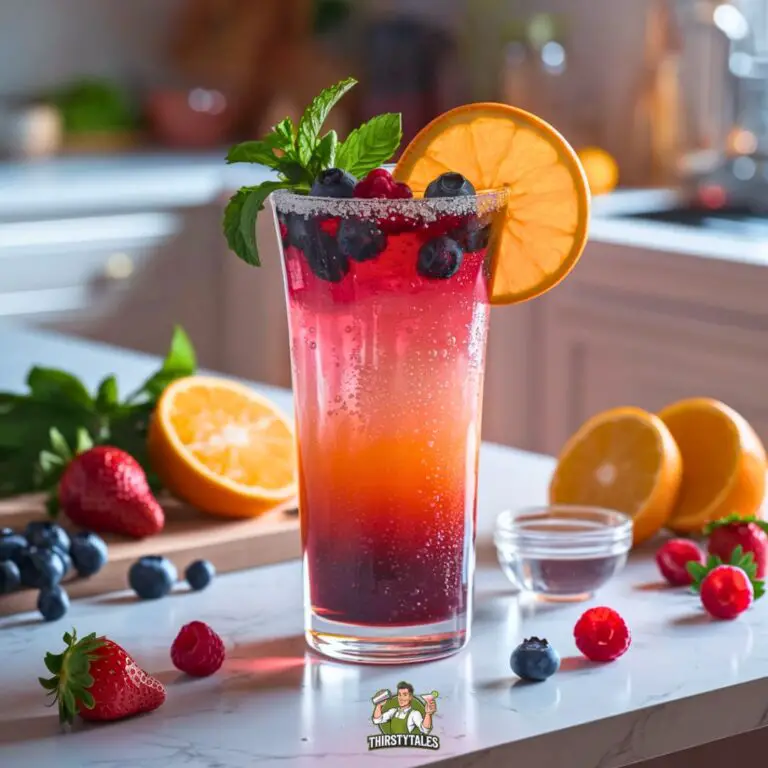 Berry-Orange Crush Mocktail Recipe