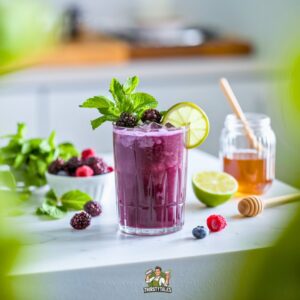 Blackberry Mint Freeze Mocktail Recipe