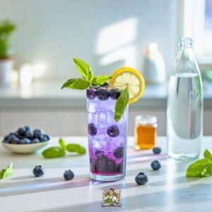 Blueberry Basil Delight Mocktail Recipe