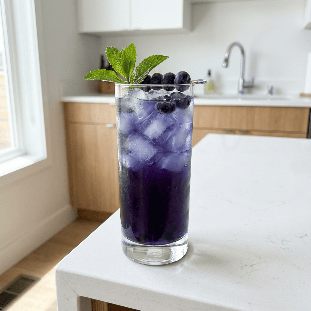 Blueberry Lemonade Mocktail Recipe