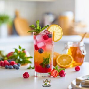 Blueberry Mint Infusion Mocktail Recipe