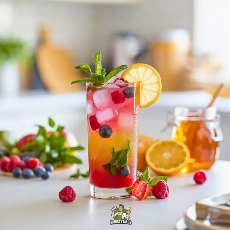 Blueberry Mint Infusion Mocktail Recipe