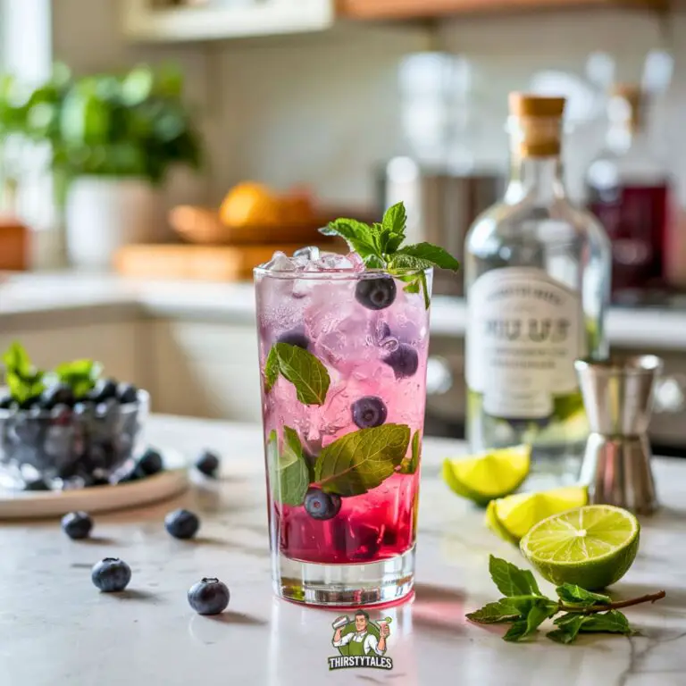 Blueberry Mint Mojito Cockatil Recipe