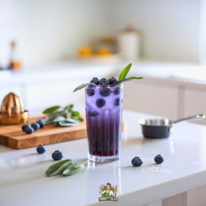 Blueberry Sage Serenity Mocktail Recipe