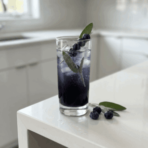 Blueberry Sage Serenity Mocktail Recipe