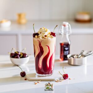 Cherry Almond Twirl Mocktail Recipe