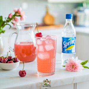 Cherry Blossom Sprite Punch Mocktail Recipe