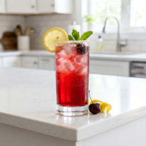 Cherry Lemon Burst Mocktail Recipe