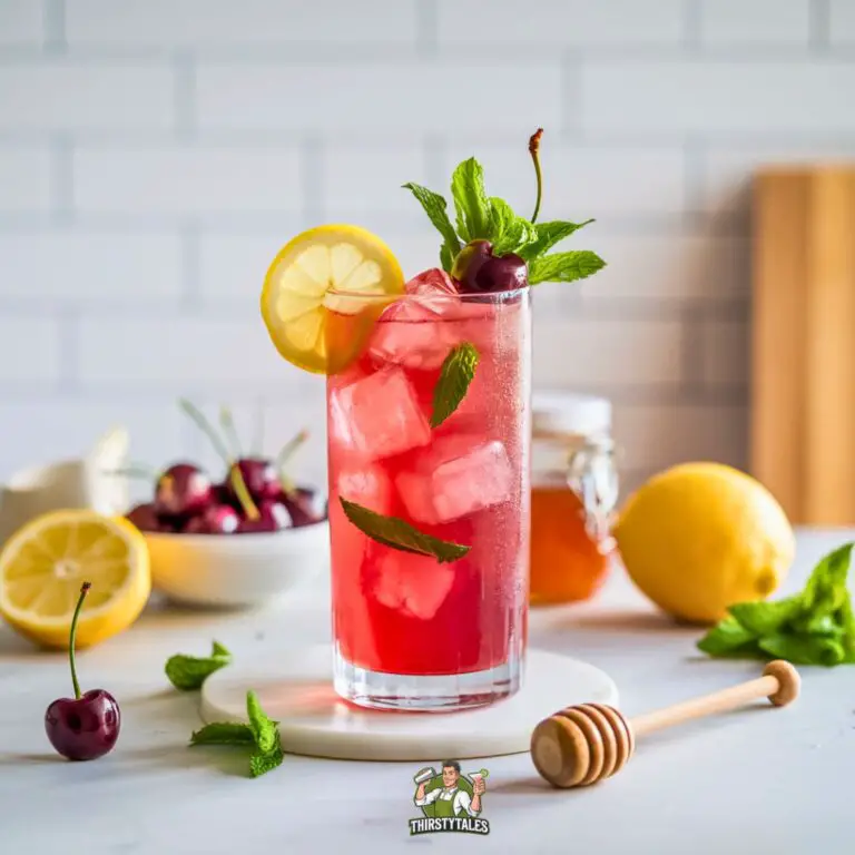 Cherry Lemon Burst Mocktail Recipe