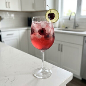 Cherry Limeade Sangria Cocktail Recipe