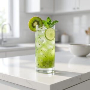 Chilled Kiwi Splash Mocktail Recipe