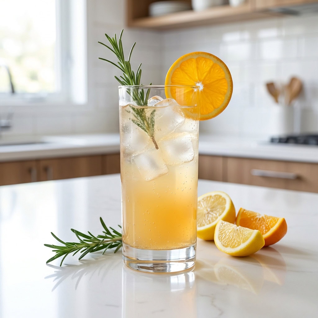 Citrus Rosemary Delight Mocktail Recipe