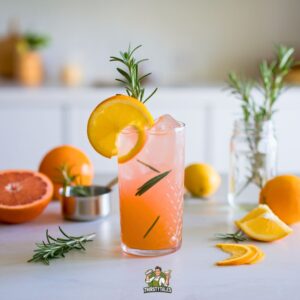 Citrus Rosemary Delight Mocktail Recipe