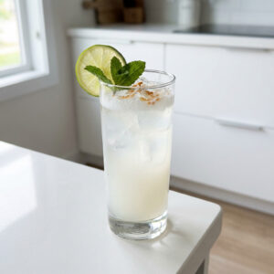 Coconut Ginger Lime Mocktail Recipe