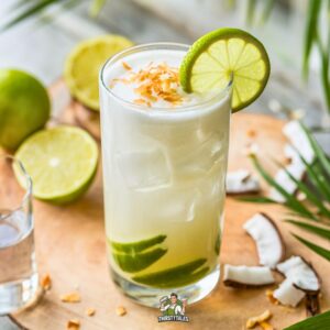 Coconut Lime Fizz Mocktail Recipe
