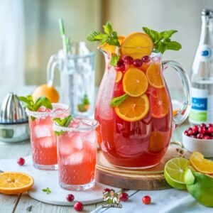 Cranberry Citrus Harmony Mocktail Recipe