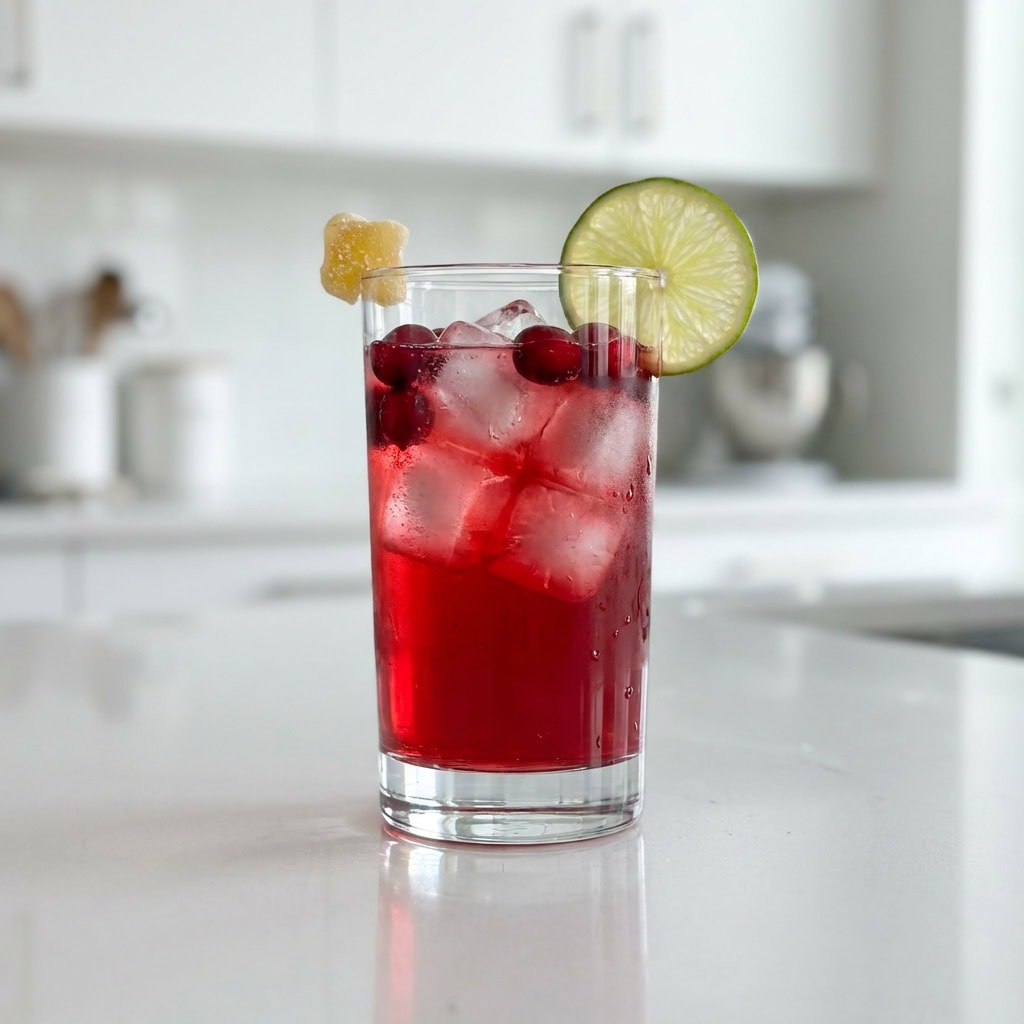 Cranberry Ginger Delight Mocktail Recipe
