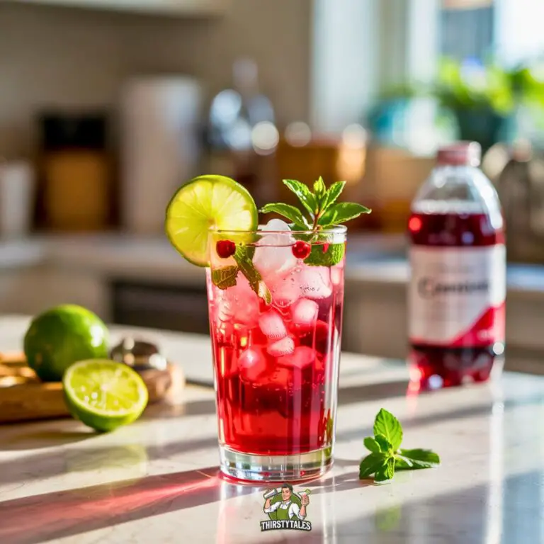 Cranberry Lime Spritzer Cockatil Recipe