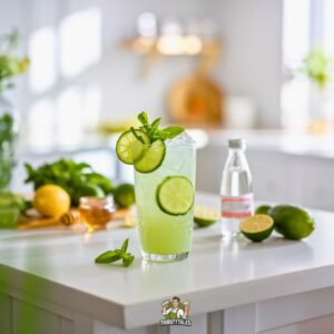 Cucumber Citrus Refresher Mocktail Recipe