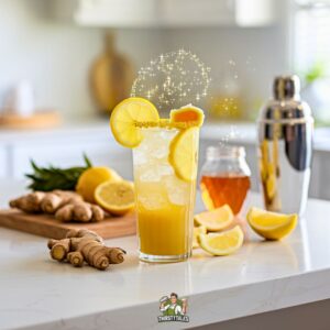 Ginger Lemon Zing Mocktail Recipe