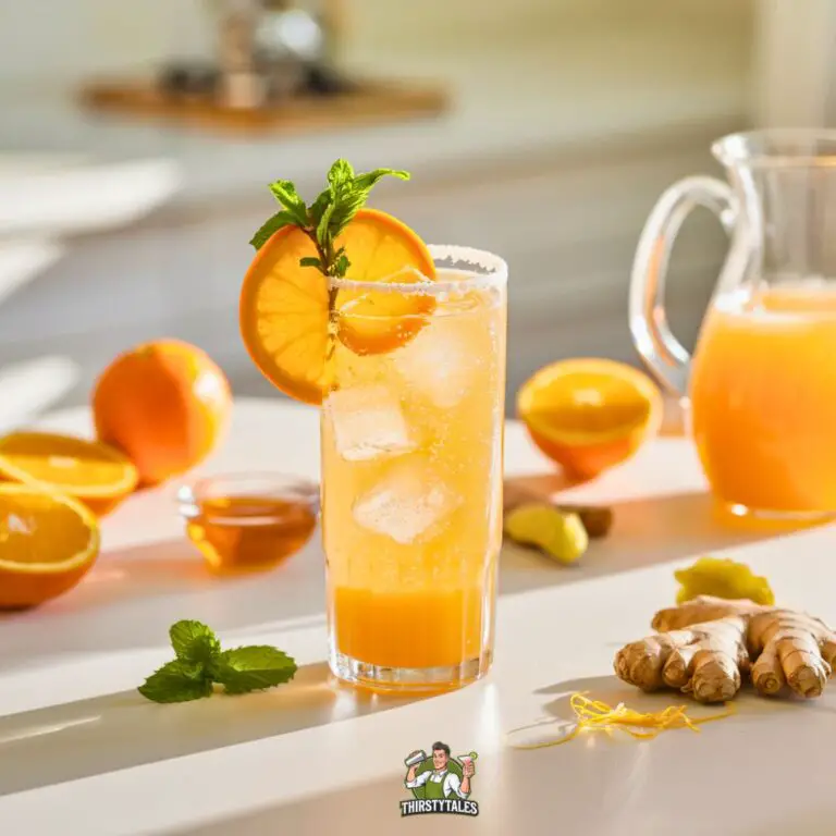 Ginger Orange Zinger Mocktail Recipe