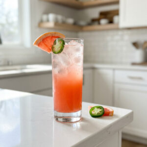 Grapefruit Jalapeno Kick Mocktail Recipe